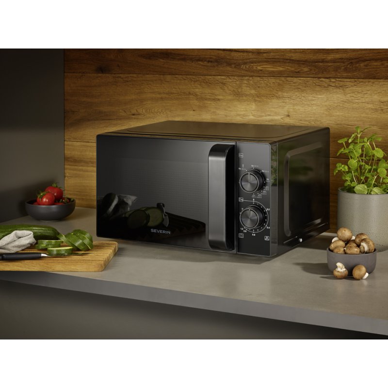 SEVERIN four à micro-ondes MW 7792 S-Wave, 20 litres, noir, 900 watts